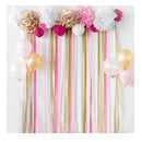 Coceca 6 Rolls 492ft Gold Crepe Paper Streamers for Birthday Party Wedding Festival Party Decorations