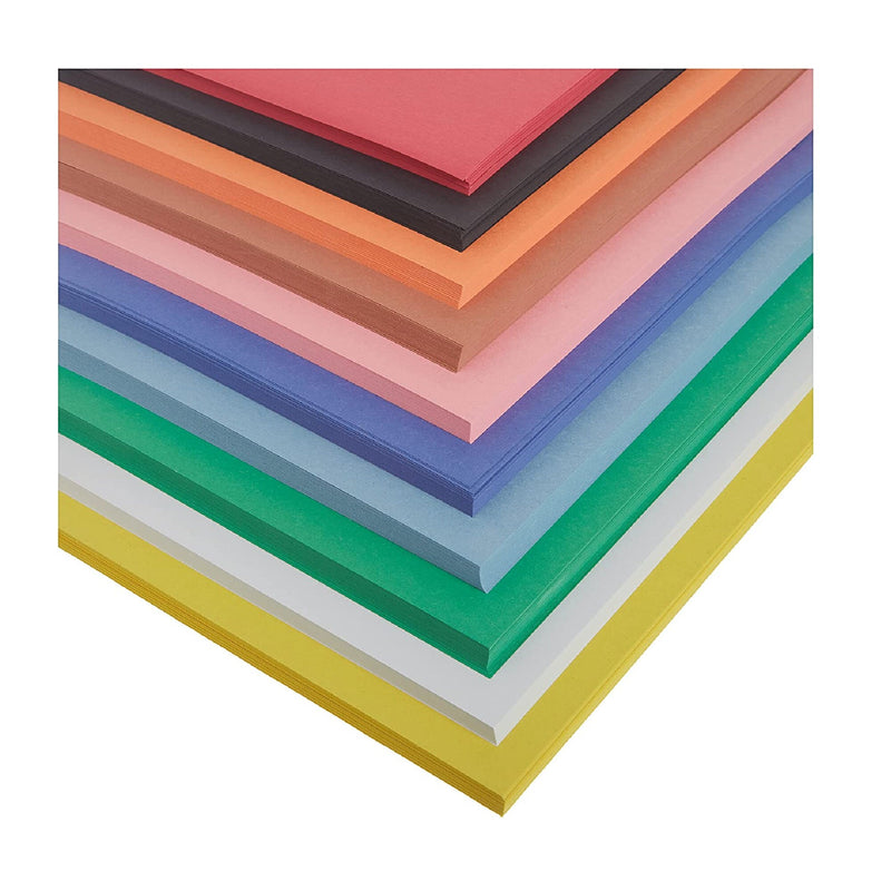 PACON Art Street | Light Construction Paper | 10 Assorted Colors | 9 x 12 Inches | 500 Sheets