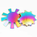 2 Pcs Chameleon French Nail Design Steel Cutters French Smile Line Cutter Mold Stainless Steel Nail Stamp Template