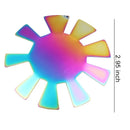 2 Pcs Chameleon French Nail Design Steel Cutters French Smile Line Cutter Mold Stainless Steel Nail Stamp Template