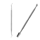 4 Pcs Stainless Steel Dual Head Cuticle Pusher | Nail Pusher Peeler Cuticle Remover Gel Nail Scraper Dead Skin Pusher Cuticle Removing Tools