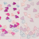 Heart Shaped Nail Art Decorations | 3D Nail Art Decals Resin Charms For Gel Acrylic Nail Design Jewelry Crafts Making