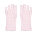 Nail Art Pink Gloves Anti UV Gloves For Gel Nail Lamp, Professional Protection Gloves For Manicures