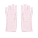 Nail Art Pink Gloves Anti UV Gloves For Gel Nail Lamp, Professional Protection Gloves For Manicures