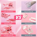 Clear Nail Tips Clip For Gel Nails Acrylic Nails | Quick Building Gel Nail Extension Builder | Professional Nail Clamps For Nail Extension