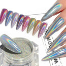 Y2K Nail Powder Laser | Shimmer Gel Polish Flakes For Manicure And Nail Pigment Glitter Dust For Salon Home Nail Art DIY Decor