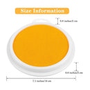 HOBBY HORSE 12 Pack Large Round Craft Ink Pad 12 Colors Rainbow DIY Fingerprint Ink Pad Washable Painting Card Stamps Partner