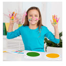 HOBBY HORSE 12 Pack Large Round Craft Ink Pad 12 Colors Rainbow DIY Fingerprint Ink Pad Washable Painting Card Stamps Partner