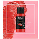 Fantastory | Acrylic Paint Set | 24 Classic Colors (2oz/60ml) Professional Craft Paint