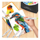 Caliart | Alcohol Markers | 51 Colors Dual Tip, Artist Brush And Chisel Tip
