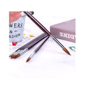 Artist Paint Brushes | Superior Sable Hair Artists Round Point Tip Paint Brush