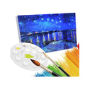 CENTSTAR 15 Pcs Round Paint Tray Palettes Plastic for Acrylic Oil Watercolor Craft DIY Art Painting Palettes | Color White 15 PCS