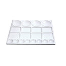 Bella Bora Plastic Palette for Oil | Watercolors & Acrylic Paints | Skil Art 20 Wells | 13” x 10”