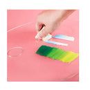 LEVOSTORE Acrylic Paint Palette | Art Palette Clear Oval-Shaped Non-Stick Oil Paint Palette | 11.8 x 7.9 inches