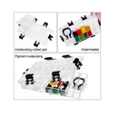 Watercolor Palette Box 24-Well Paint Palette Box Airtight Leak Proof Travel Palette Case