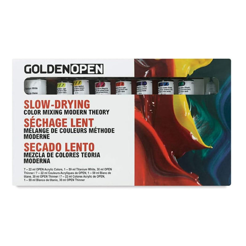 Golden Open Acrylic Modern Theory | Multi | Set Of 8