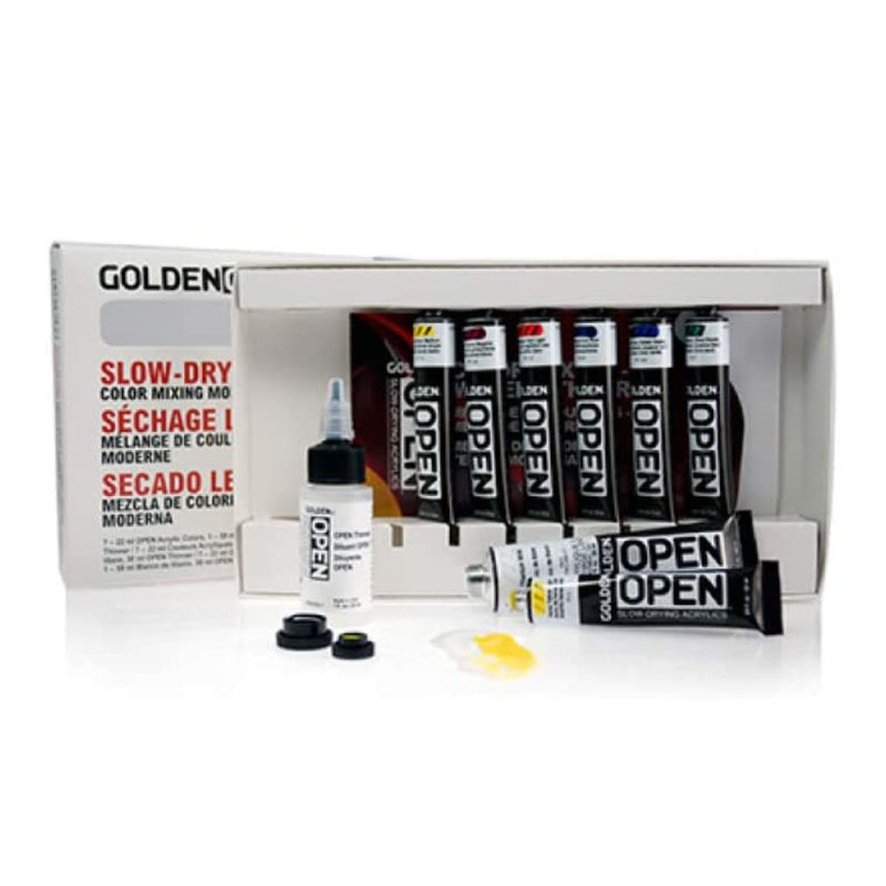 Golden Open Acrylic Modern Theory | Multi | Set Of 8