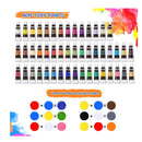 Ohuhu Acrylic Paint Set with 8 Brushes | Ohuhu 48 Colors (12ml each) Acrylic Painting Tubes