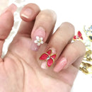 20 Pcs 3D Butterfly Nail Charms Rhinestones For Nail Diamonds Nail Art Metal Gems Glitter Decor Crystal Nail Charms Design Nail Accessories