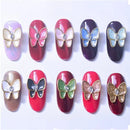 20 Pcs 3D Butterfly Nail Charms Rhinestones For Nail Diamonds Nail Art Metal Gems Glitter Decor Crystal Nail Charms Design Nail Accessories