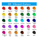 Shuttle Art | Acrylic Paint Set | 30 x 12ml Tubes Artist Quality NonToxic Rich Pigments