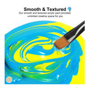 Emooqi Acrylic Paint | 36 | Color Paint Supply Set |  2-oz (60 Ml) Bottles