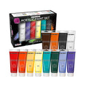 US Art Supply Professional | Set Of 12 Acrylic Paint Colors In Extra Large 75Ml Tubes