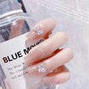 50 Pcs 3D Cute Bow Nail Art Charm Rhinestones Bow-knot Nail Charm Aurora Glitter Nail Art Design Manicure Accessories Supplies