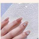 50 Pcs 3D Cute Bow Nail Art Charm Rhinestones Bow-knot Nail Charm Aurora Glitter Nail Art Design Manicure Accessories Supplies