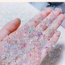 50 Pcs 3D Cute Bow Nail Art Charm Rhinestones Bow-knot Nail Charm Aurora Glitter Nail Art Design Manicure Accessories Supplies