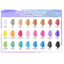Ohuhu | Metallic Acrylic Paint Set | 24 Metallic Colors | 59 ml  2 oz