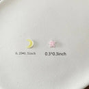 50 Pcs Resin Star Moon Sun Manicure Glitter Gel Polish Nail Art Sequins Manicure Decorations