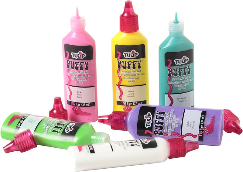3 bottles of 1.25 oz Tulip Puffy Paint in Turquoise New!