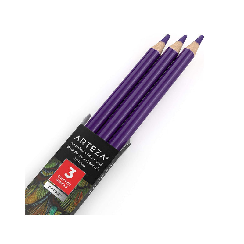Colored Pencils | Pack of 3 | Soft Wax-Based Cores