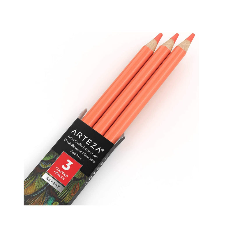 Colored Pencils | Pack of 3 | Soft Wax-Based Cores