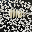 3D Resin Bows Nail Charms Bow Resin Nail Art Decorations Ornament Jewelry DIY Manicure Design Accessories 20 Pcs