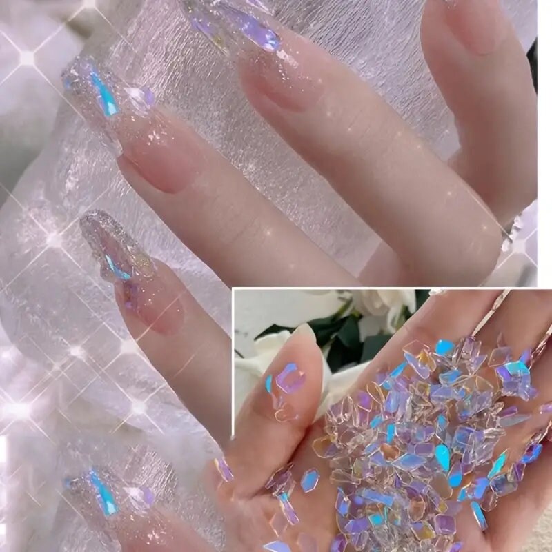 50 Pcs Nail Art Rhinestones | Multi Shape Mix Nail Gems Gemstones For Decoration DIY Nail Art