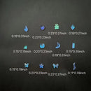 50 Pcs Nail Art Rhinestones | Multi Shape Mix Nail Gems Gemstones For Decoration DIY Nail Art