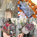 2080 Pcs Blue Nail Rhinestones Nail Art Charms Nail Small Glitter Gems For Nail Art Decorations