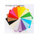 48 Sets 16 Colors A7 Invitation Envelopes Peel & Seal Self Seal 5 1/4 x 7 1/4 Envelopes with A7