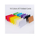 48 Sets 16 Colors A7 Invitation Envelopes Peel & Seal Self Seal 5 1/4 x 7 1/4 Envelopes with A7