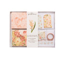 Floral Card Making Kit and Supplies | 32 Blank Cards with A2 Envelopes | Washi Tape | Stickers | Ephemera