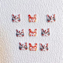 10 Pcs Nail Art Rhinestones | Fox Mask Shape Nail Charms For Decoration DIY Nail Art