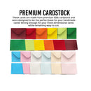 Bearly Art Colorful Collection | Blank Cards with Envelopes | A6 Size Compatible with Cricut Joy