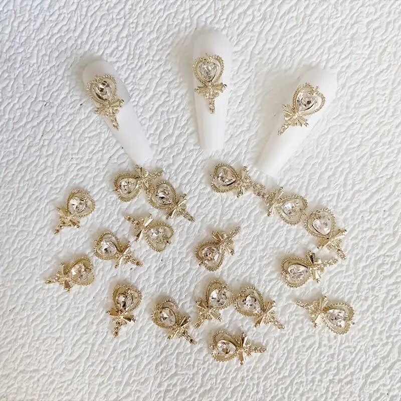 Fairy Wand With Artificial Gem Nail Decals | Glitter Nail Art Fairy Wand | For DIY Nail Art Decorations Accessories For Women Girls Gifts