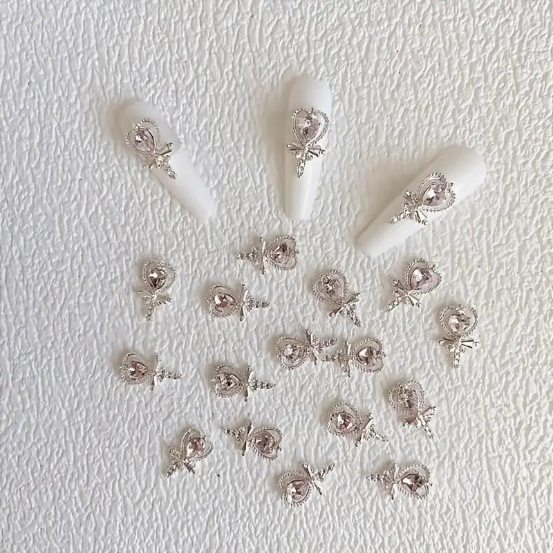 Fairy Wand With Artificial Gem Nail Decals | Glitter Nail Art Fairy Wand | For DIY Nail Art Decorations Accessories For Women Girls Gifts