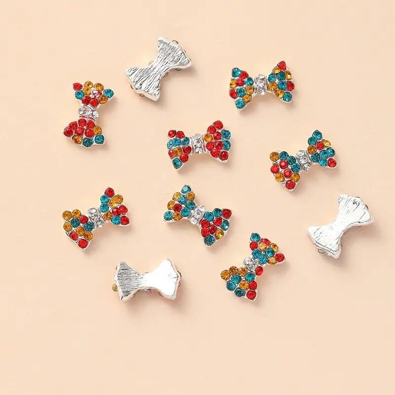 Bow Design Nail Art Decoration | Fashion Bow Design Nail Decoration Accessories For Women & Girls