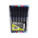 PILOT Varsity Pre-Filled Fountain Pens, Medium Point Stainless Steel Nib | Black/Blue/Red/Pink/Green/Purple/Turquoise | 7-Pack Pouch (90029)