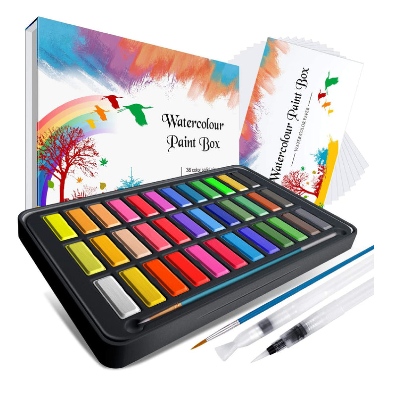 Emooqi Watercolor Paint Set | Premium With 36 Color Pigment