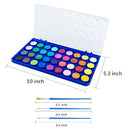 36 Color Watercolor Paint | With 3 Brushes, Art Supplies For Beginners And Professional Artists